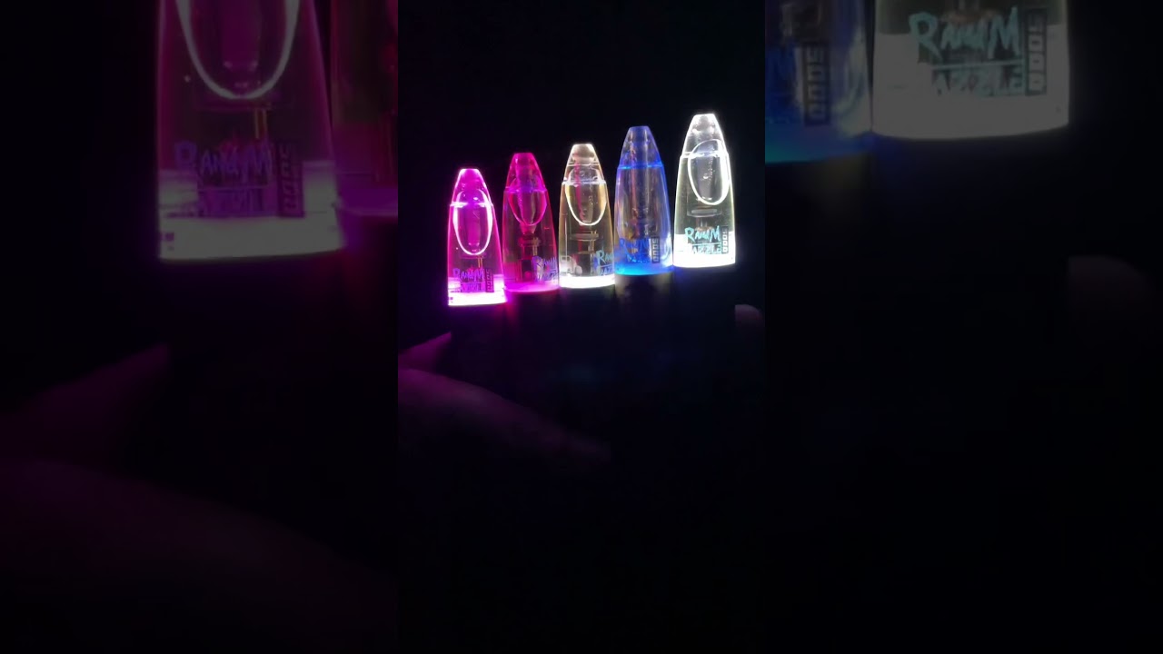RandM dazzle 5000 puffs RGB glowing disposable vape