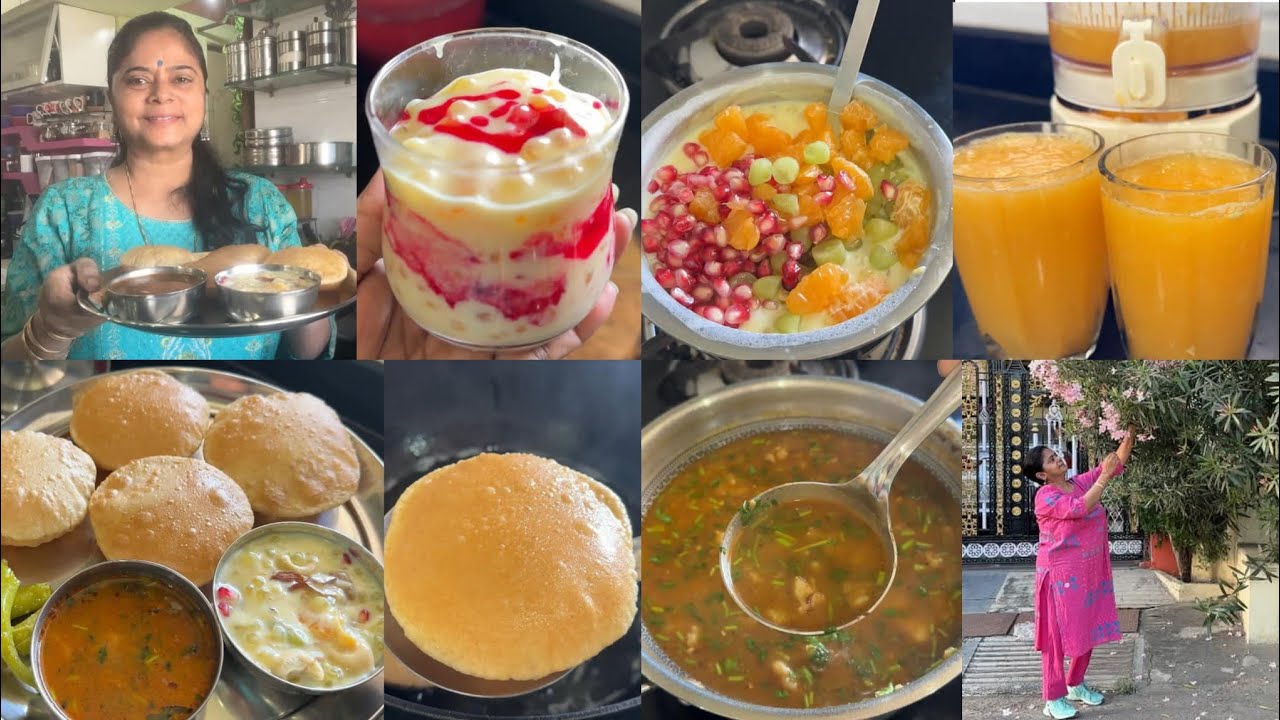 her दिन hamara Ramzan & Holi special sweet +Breakfast🍱 sabudana dessert🌺 orange juice🌺 dum aloo puri