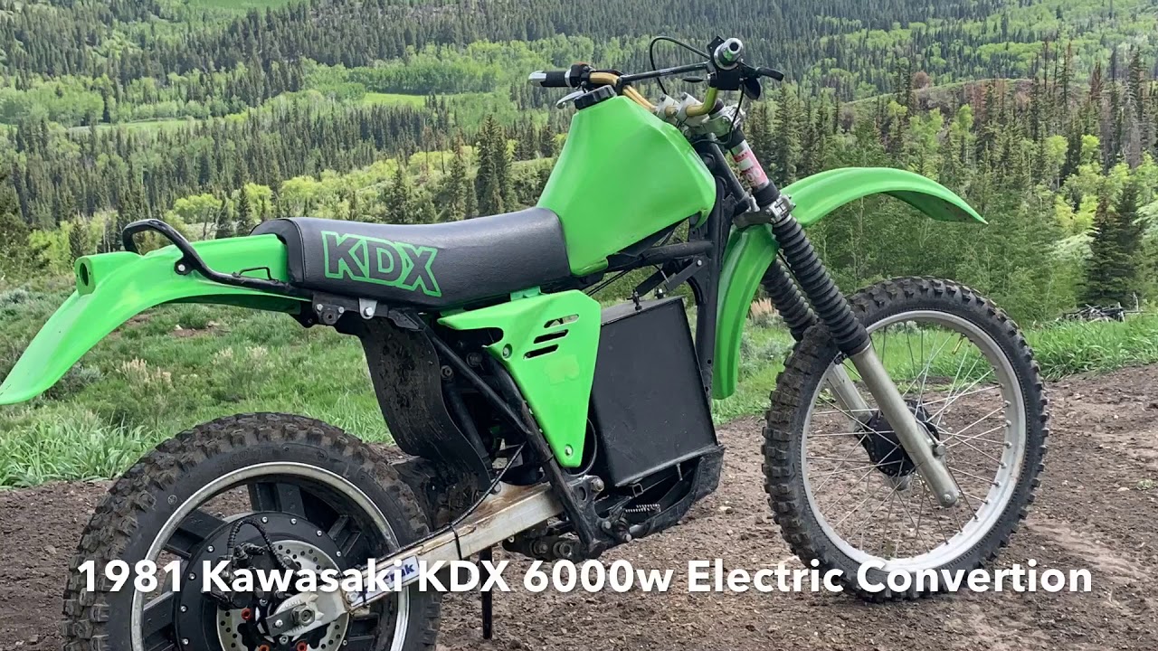 1981 Kawasaki KDX 6000watt Electric Motorcycle Conversion