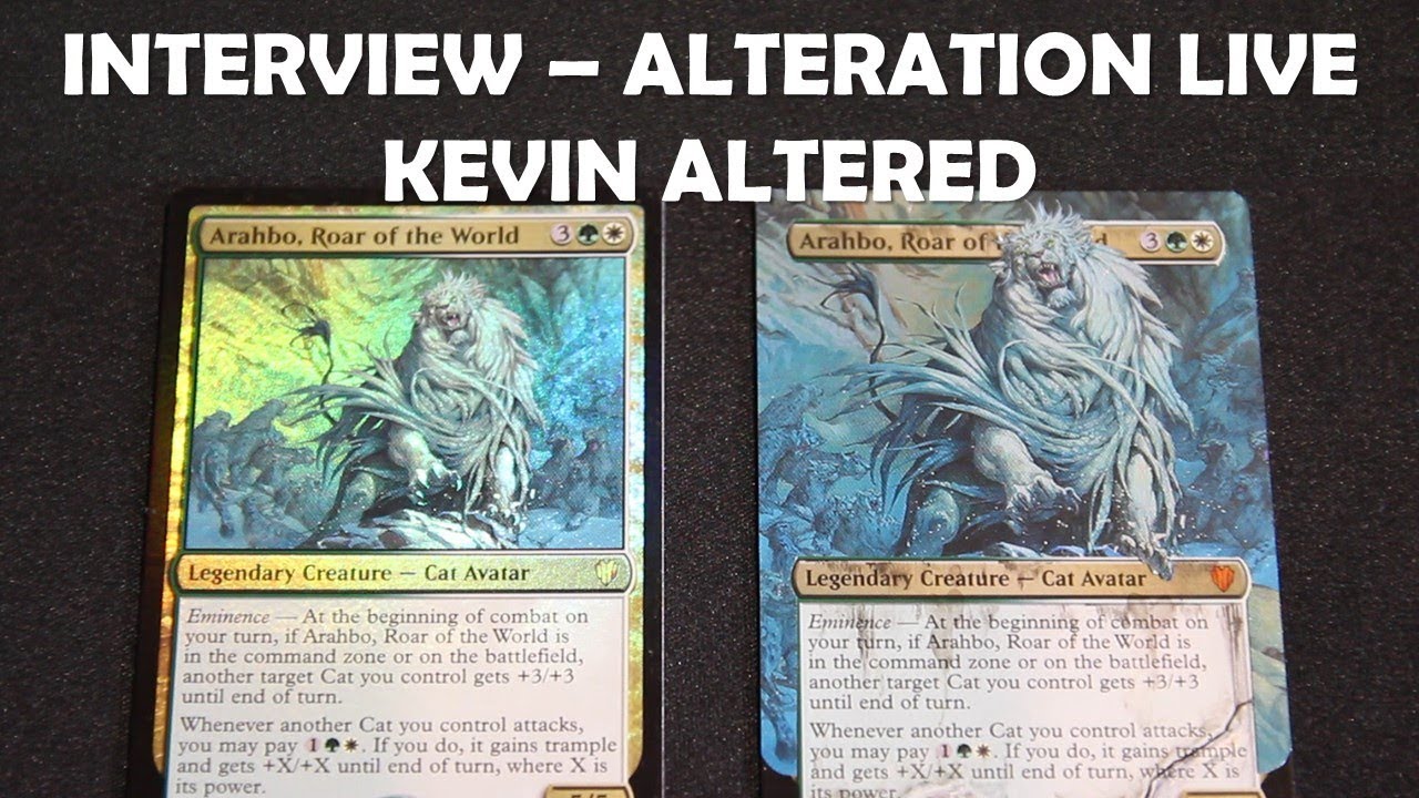 ÉTUDE ATTENTIVE #2 - Altération Live et Interview de Kevin Altered - Magic: The Gathering