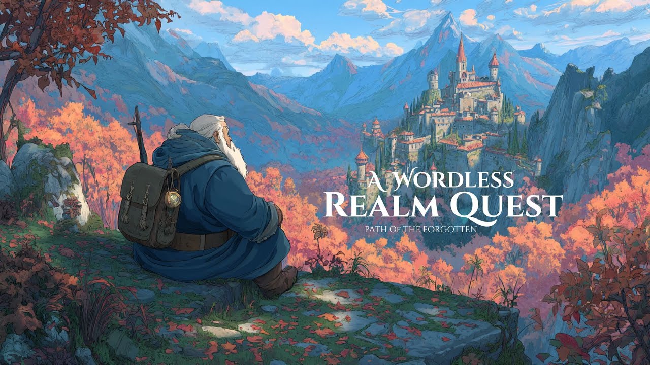 Medieval Ambient Music for Gentle Focus & Legendary Paths | A Wordless Realm Quest