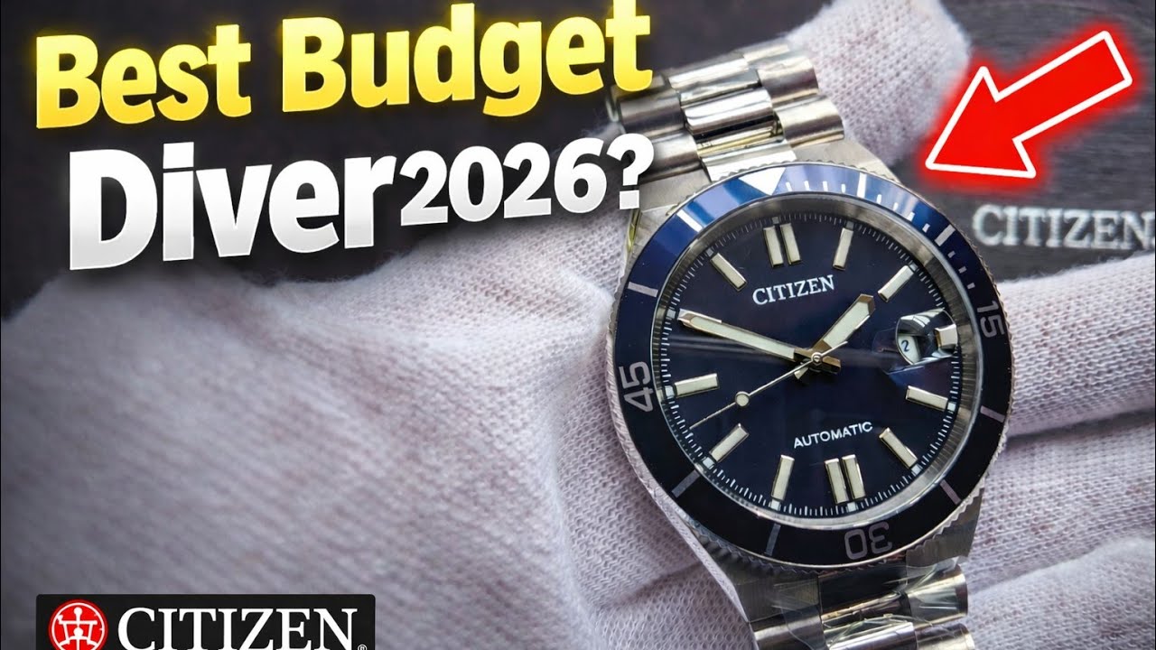 Новые часы Citizen Tsuyosa Shore Blue 2026 года – первый взгляд! Новые бюджетные японские часы дл...