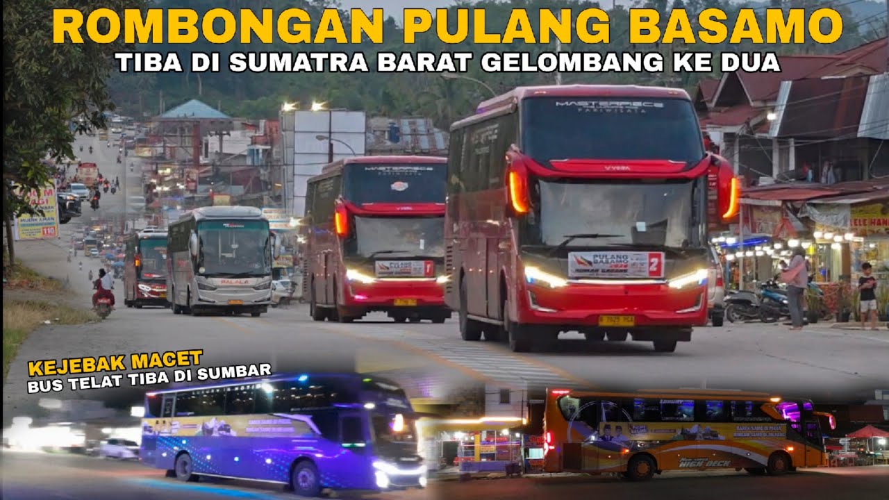 ROMBONGAN PULANG BASAMO TIBA DI SUMBAR GELOMBANG KE DUA BIKIN HEBOH LINTASAN 