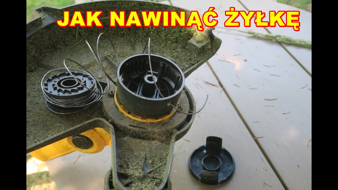 Jak nawinąć żyłkę w podkaszarce elektrycznej, akumulatorowej