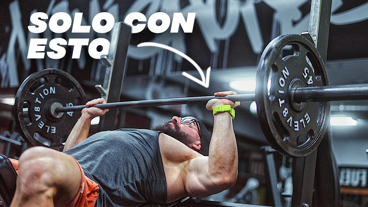 PECHO Y TRICEPS SOLO CON BARRA - Rutina Potente!!! - gym topz