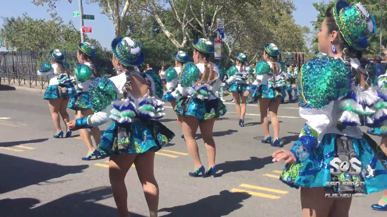 Caporales San Simón NY - Desfile Hispano de Queens 2017 (Jackson Heights, NY)
