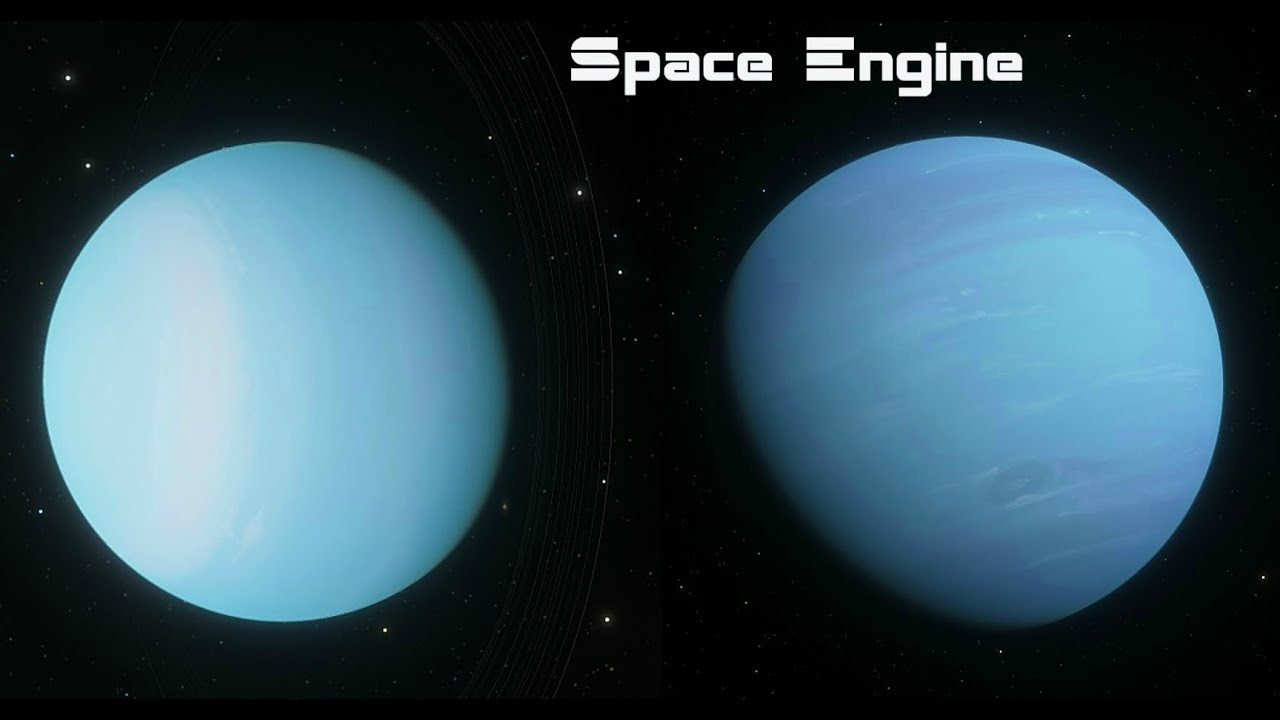 Uranus & Neptunes HD Graphics Are Beautiful, Space Engine 0.990 #3