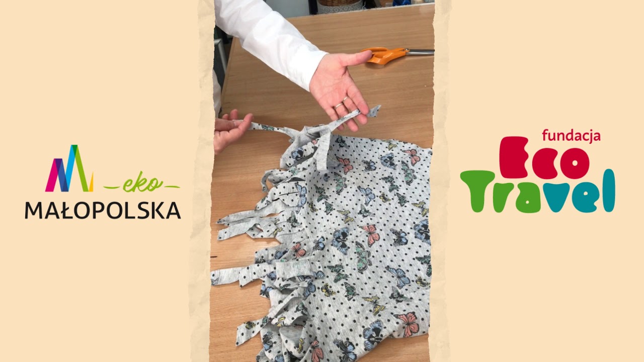 Torba ze starego podkoszulka - Domowe sposoby na recykling
