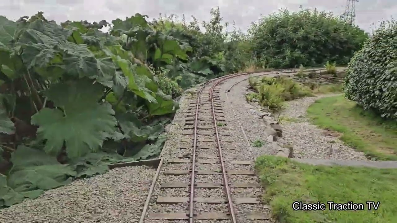A TRAIN RIDE ON THE PRIVATE NORTH CORNWALL MINIATURE RAILWAY 18-8-24