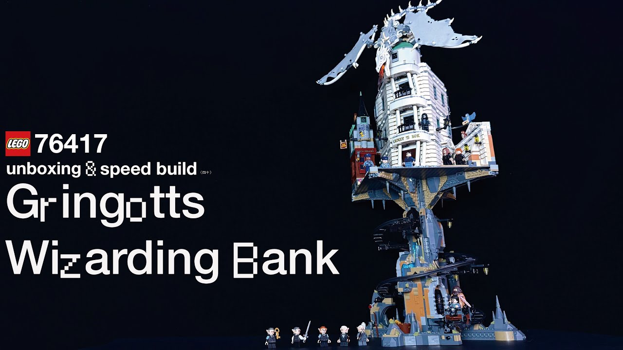 LEGO 76417 Gringotts Wizarding Bank relaxing speed build