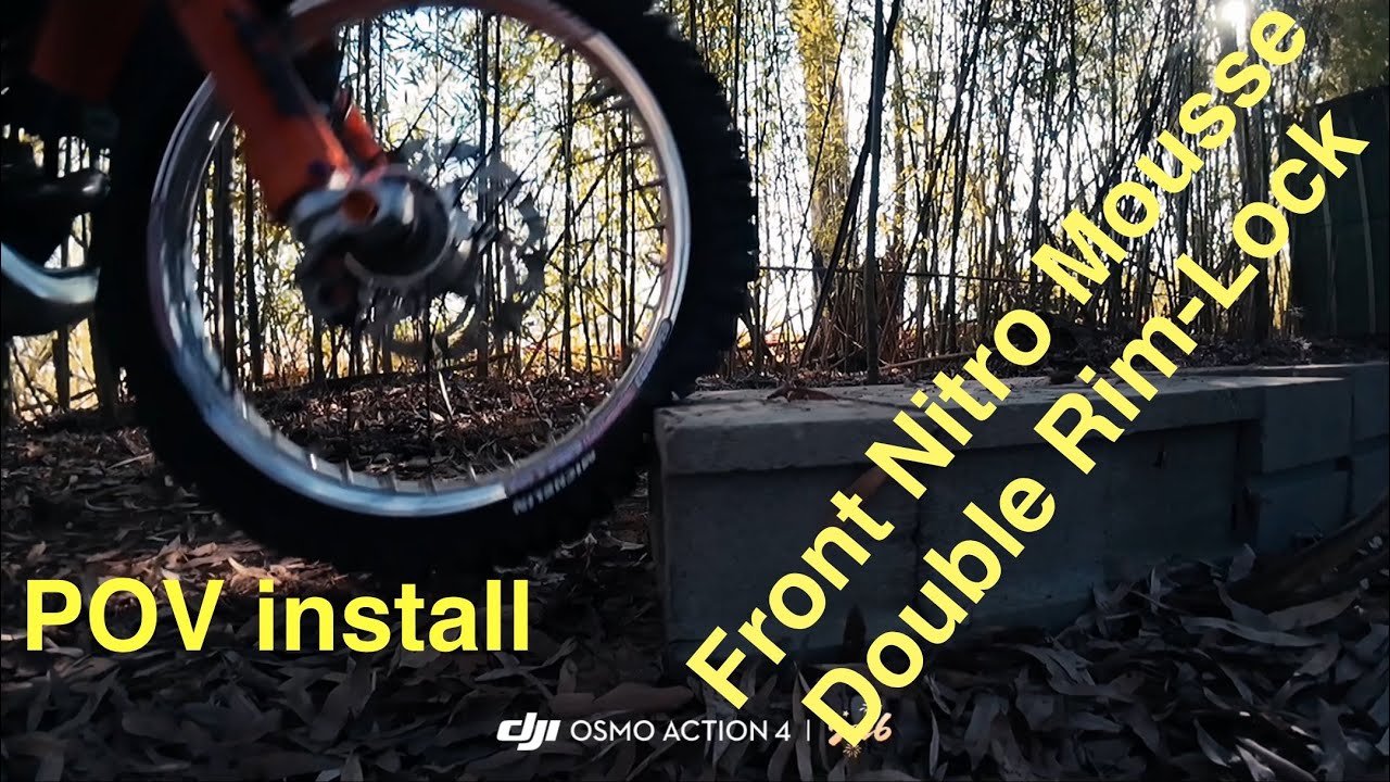 Front Mousse dual rim lock install