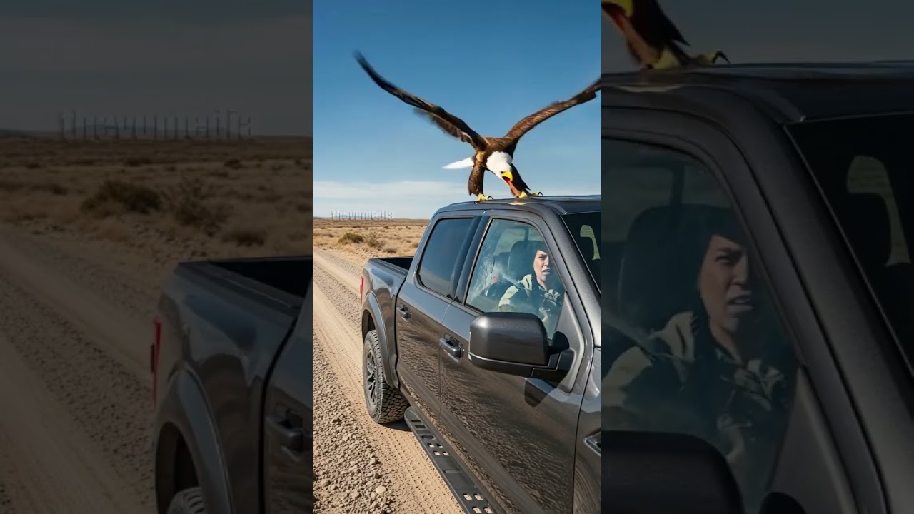 Epic Eagle Dad Swoops In to Save His Kid from Insect Invasion!