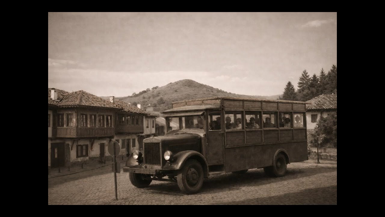 Автобуси във Велико Търново възстановка с ИИ // Buses and Trolleybuses in Veliko Tarnovo AI