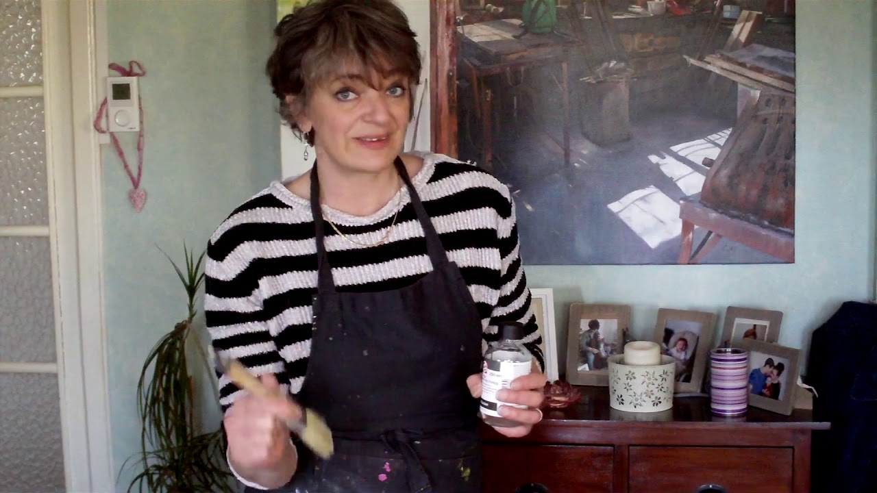 Peinture à l'huile : le vernis à retoucher