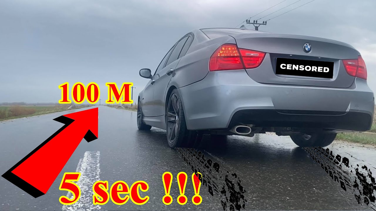 &Icirc;N C&Acirc;TE SECUNDE AM AJUNS LA 100 KM/H ? **CINE A C&Acirc;ȘTIGAT PARIUL ** | BMW SERIA 3 E90 177 CP