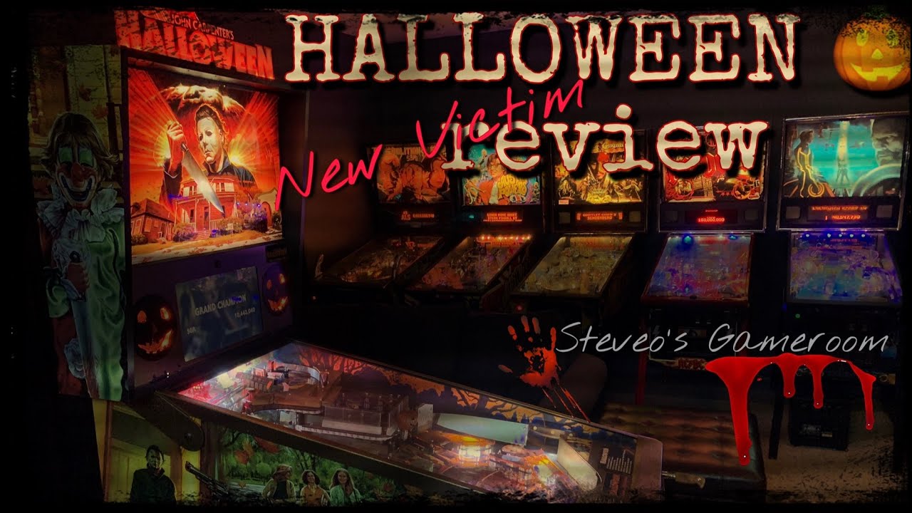 HALLOWEN  -  Spooky Pinball Machine  -  New Steveo's Gameroom Review + Play