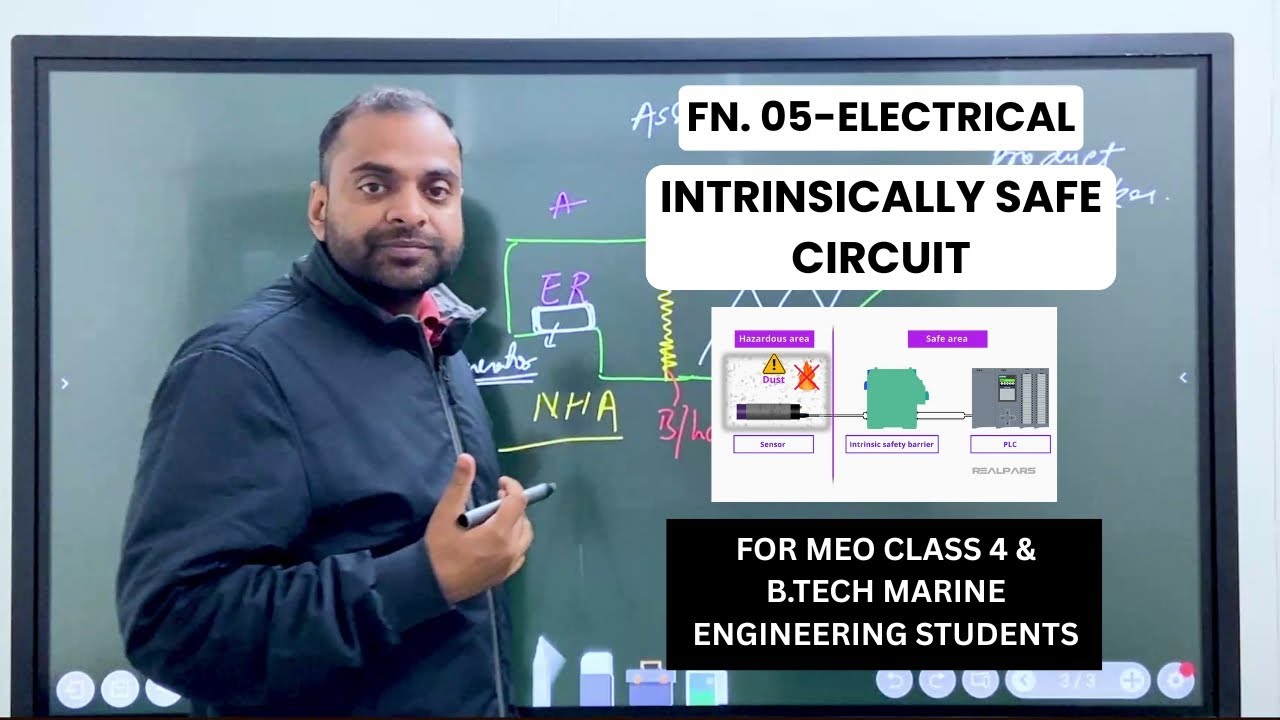 Intrinsically Safe Circuit Working | MEO Class 4 Important Topic