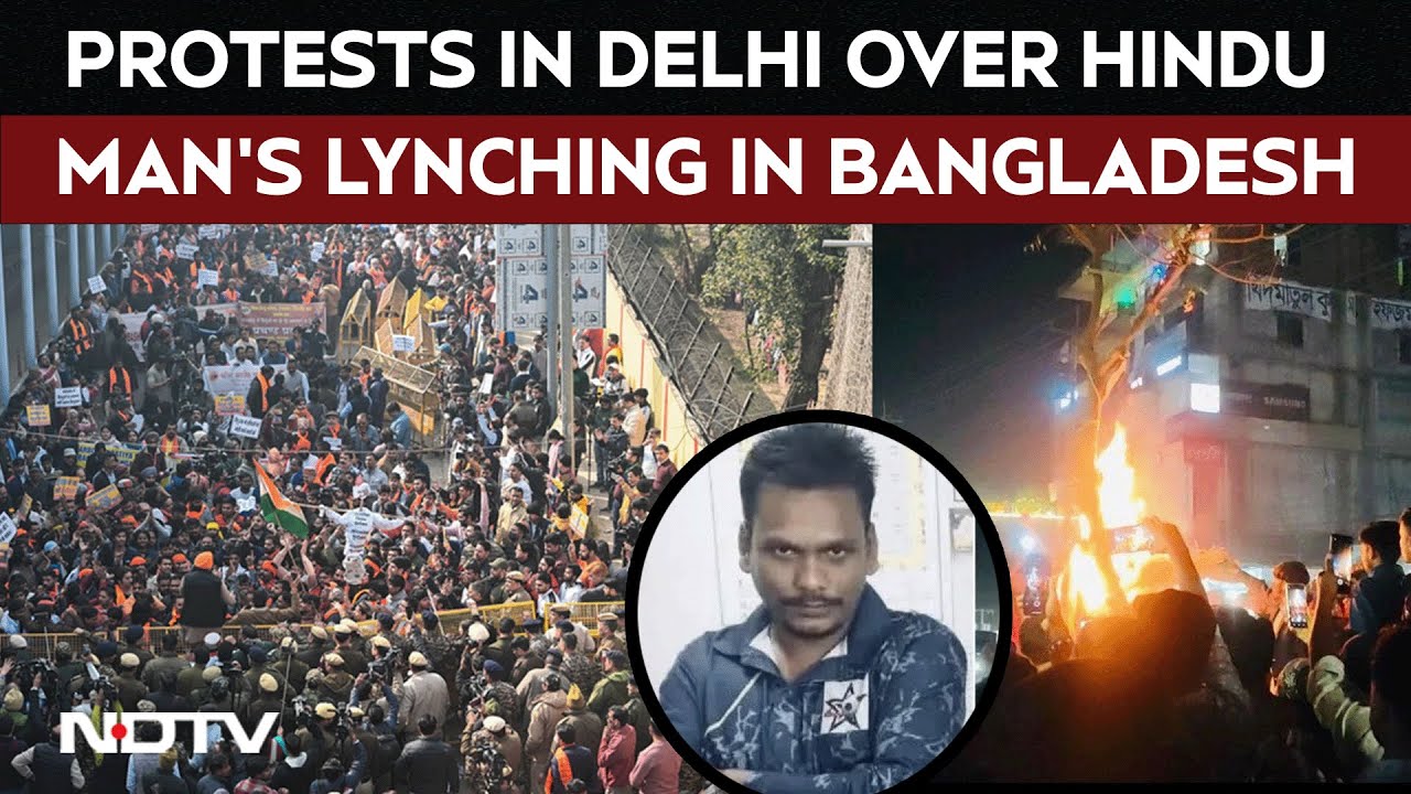 Bangladesh Embassy Protests | Protests At Bangladesh High Commission Over Hindu Man's Lynching
