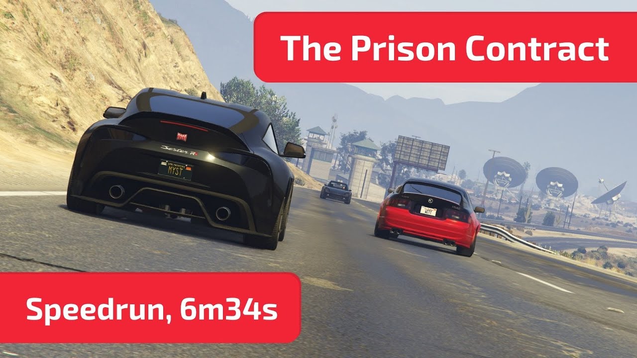 GTA Online - The Prison Contract (Speedrun, 6m34s) Co-op