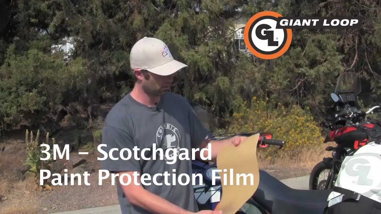 Protect Motorcycle Finish Under Giant Loop Motorcycle Luggage with Vinyl Protective Film