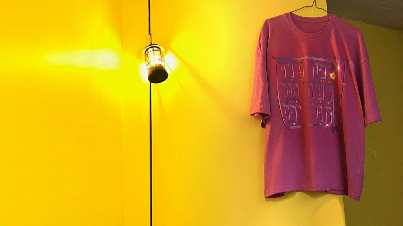 Painting on T shirts with Acrylic paint / Song of Songs 1:15