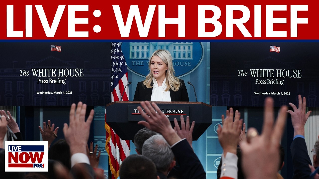 NA ŻYWO: Karoline Leavitt prowadzi briefing prasowy w Białym Domu po raz pierwszy od powrotu z ur...
