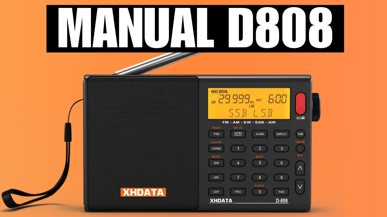 Руководство XHDATA D808 проще, чем вы думаете!