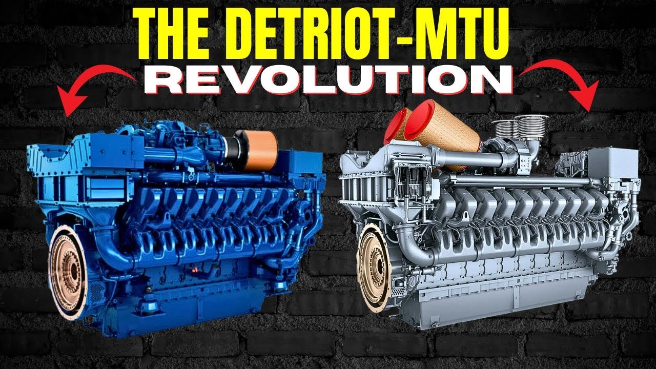 Секретный прорыв Detroit Diesel и MTU, который навсегда изменил двигатели!