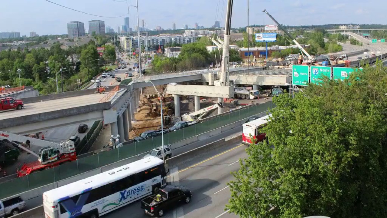 I-85 Bridge Rebuild: Time Lapse (May 1)