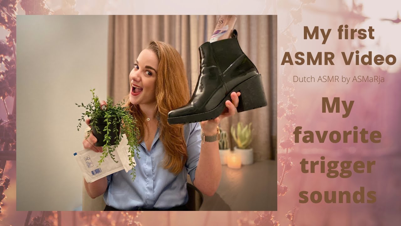 ASMR | My first asmr video | My favorite trigger sounds | Dutch | ASMaRja