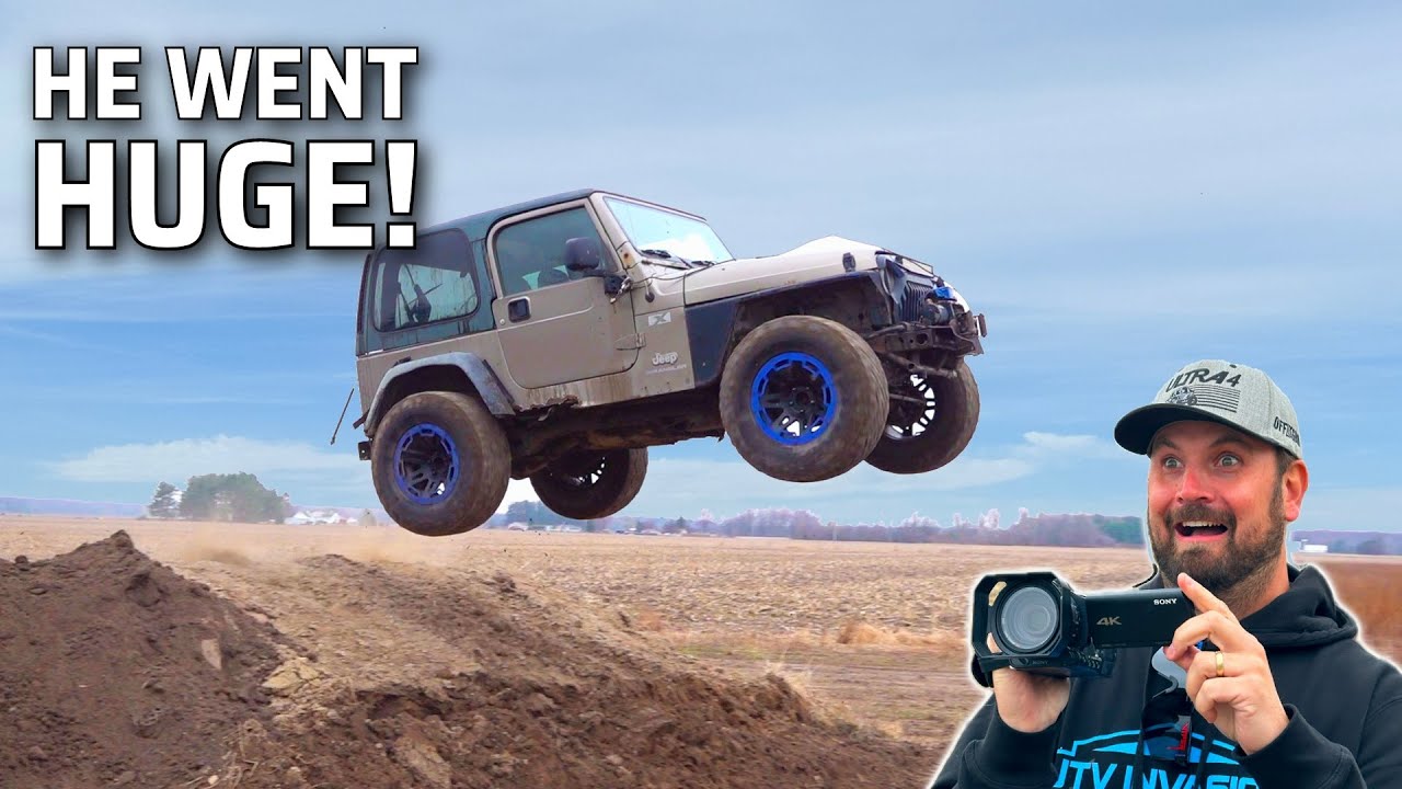 Jeep Wrangler TJ biggest jump EVER!?