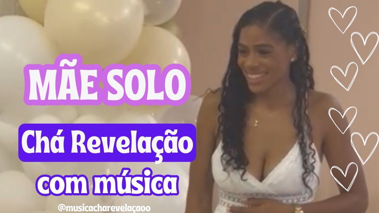 CHÁ REVELAÇÃO COM MÚSICA - MÃE SOLO 😱#charevelacao #genderreveal #maesolo #mãe