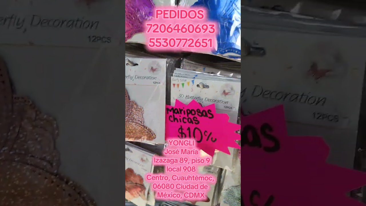 ADORNOS DE MARIPOSAS 
