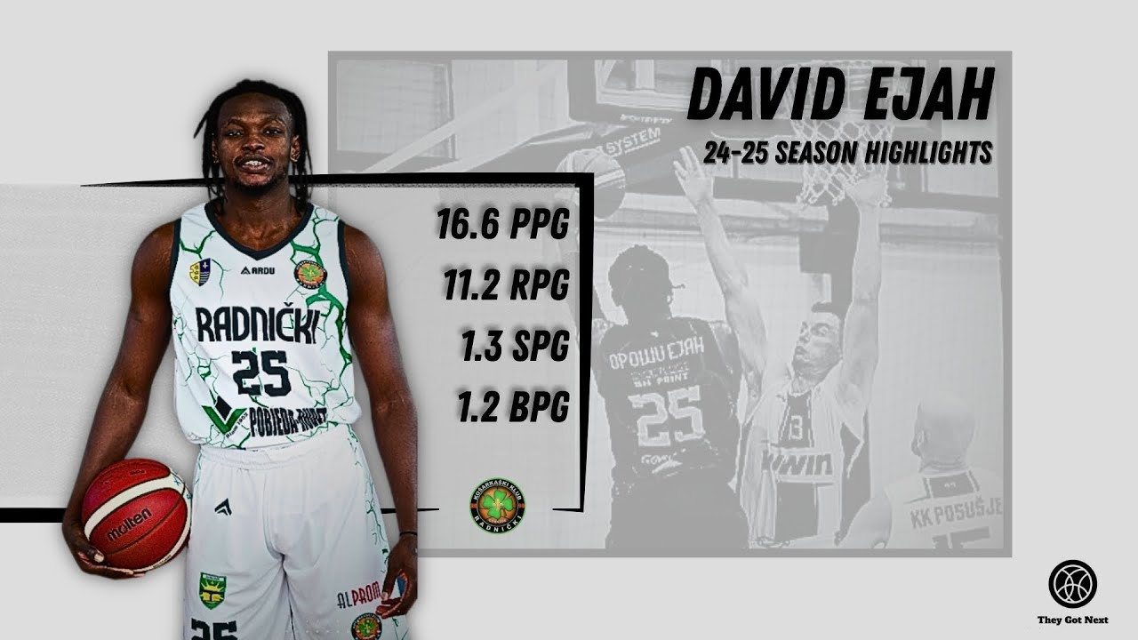 David Ejah | 2024-25 Full Season Highlights | KK Radnicki Gorazde | Rookie Season