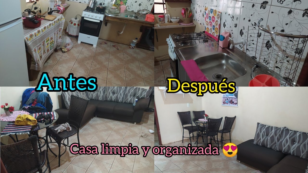 limpieza y organización en la cocina y sala💕. Parte2. estaba muy sucio🤢/Motivación de limpieza 💯❣️