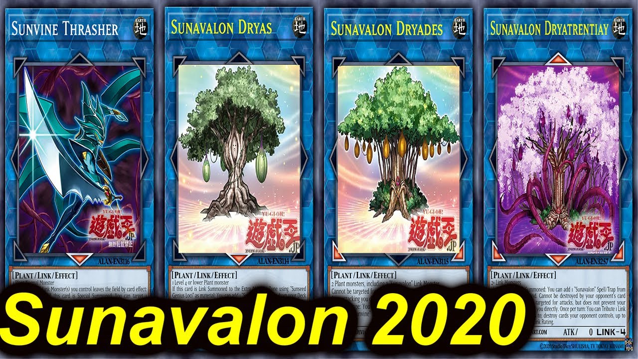 【YGOPRO】SUNAVALON/SUNVINE NEW ARCHETYPE DECK PROFILE 2020(20k.DMG)