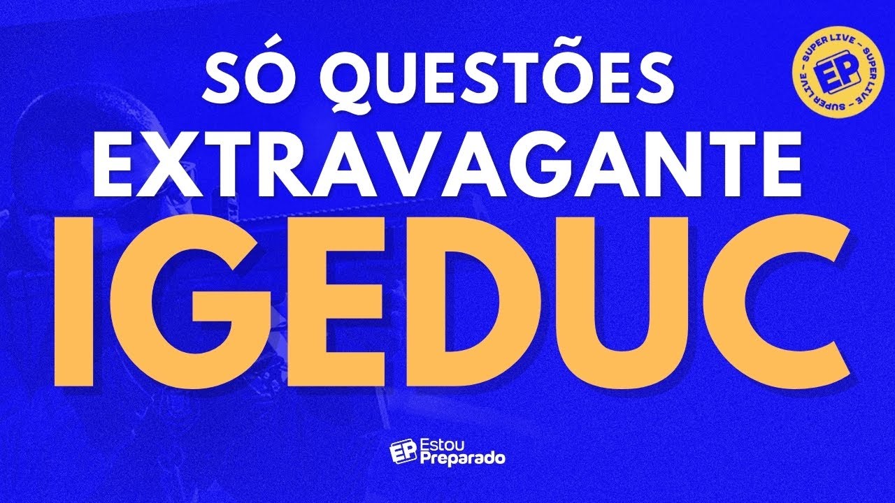 CONCURSO GUARDA PAULISTA-PE: RESOLUÇÃO DE QUESTÕES DE LEGISLAÇÃO EXTRAVAGANTE IGEDUC