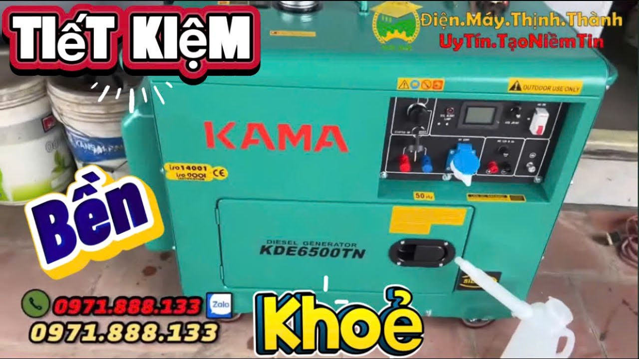 Báo Giá Trọn Bộ Máy Phát Điện KaMa Chính Hãng Tháng 7 Năm 2025