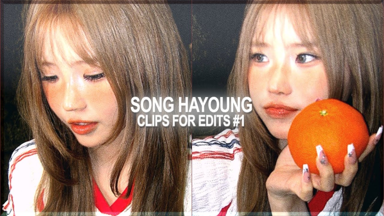 fromis_9 song hayoung hot/cute clips for editing #1 with mega link (4K)