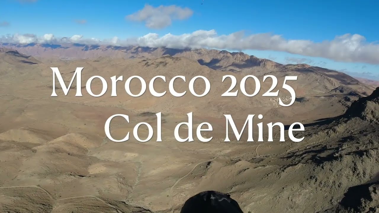 Paragliding at Col de Mine - Morocco