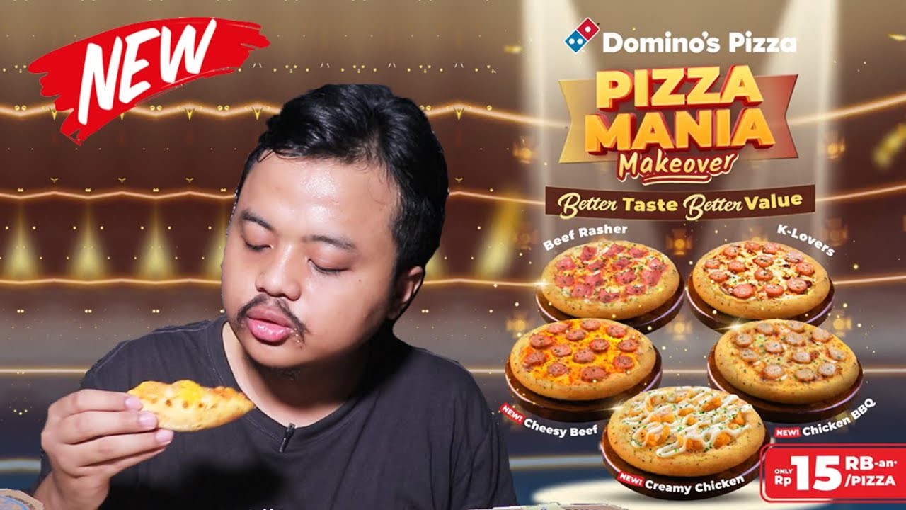 BARU!! PIZZA MANIA MAKEOVER DARI DOMINO'S PIZZA