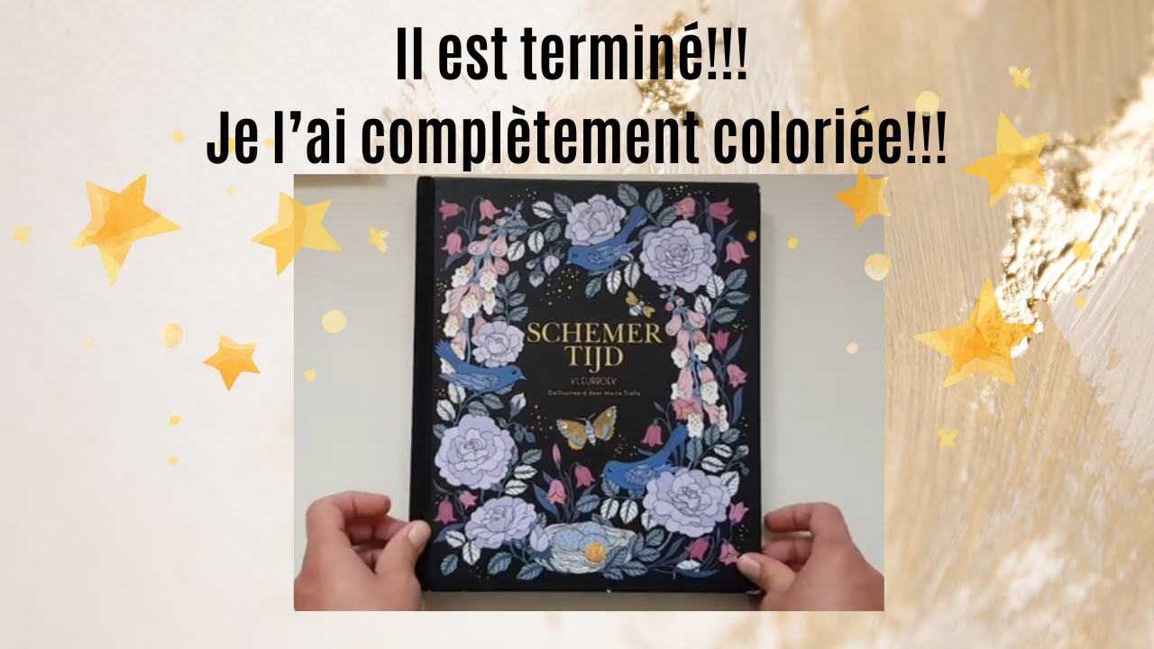 Il est terminé!!! Mon Nightfall de Maria Trolle est complètement colorié!!!