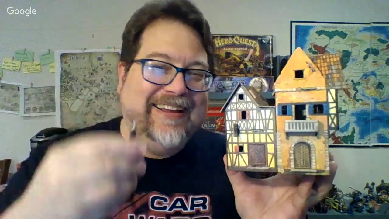 D&D - Inexpensive Village Terrain (Clever Paper)