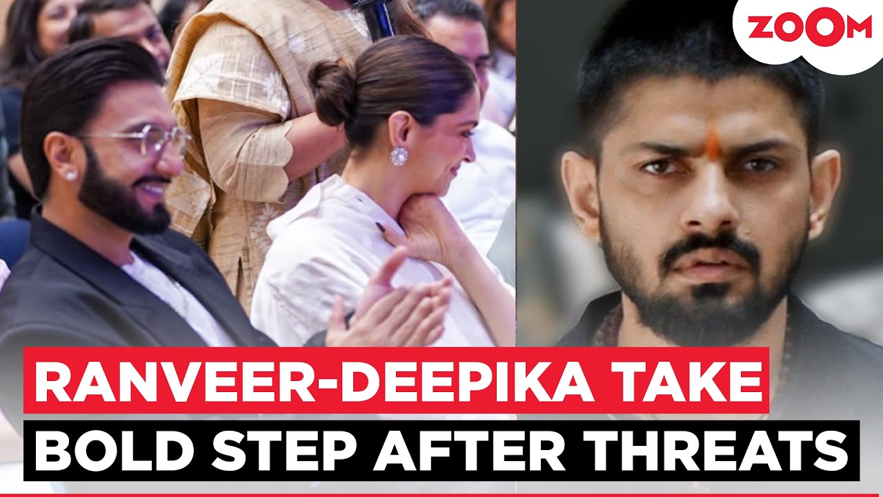 Ranveer Singh & Deepika Padukone's FIRST public appearance together after THREATS from Bishnoi gang