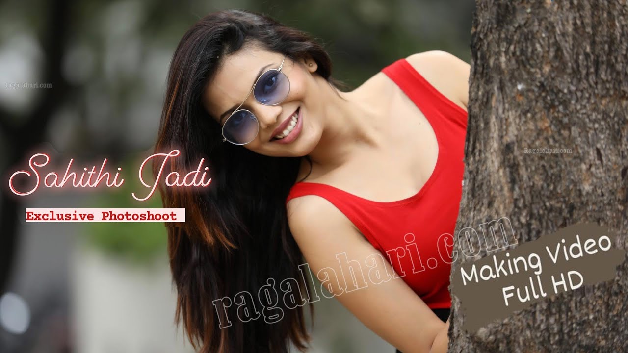 Sahithi Jadi l Exclusive Photo Shoot Making Video Full HD | Ragalahari