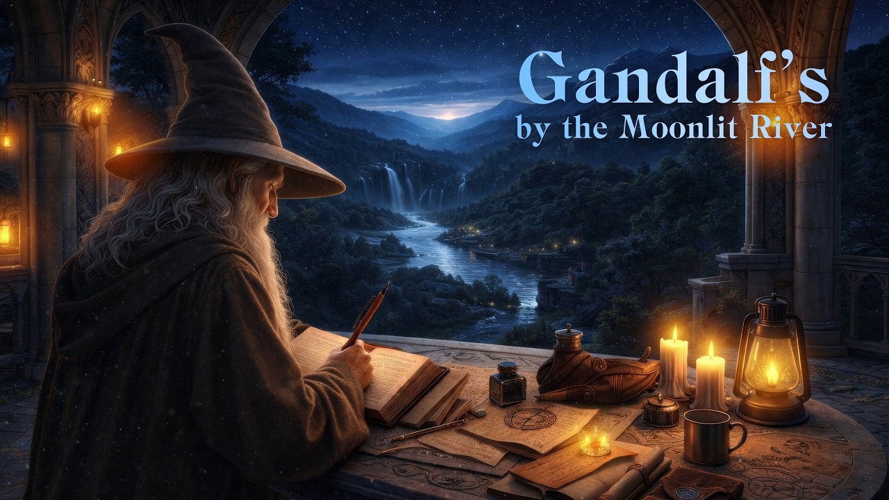 Medieval Music for Gaming & Background Ambience | Gandalf by the Moonlit River