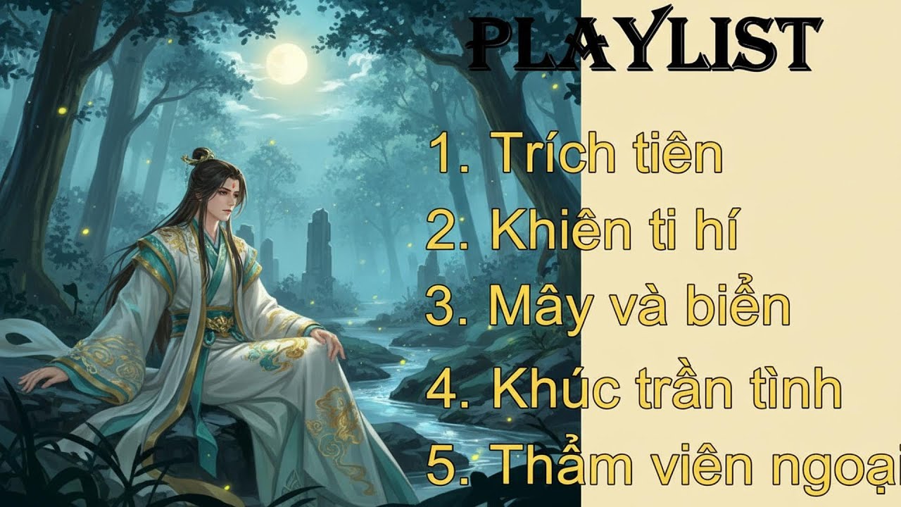[Playlist] Nhạc trung -  trích tiên, khiên ti hí, mây và biển, khúc trần tình,...#xuhuong