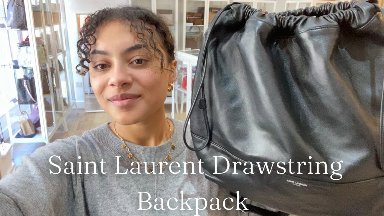 Saint Laurent Drawstring Backpack Review
