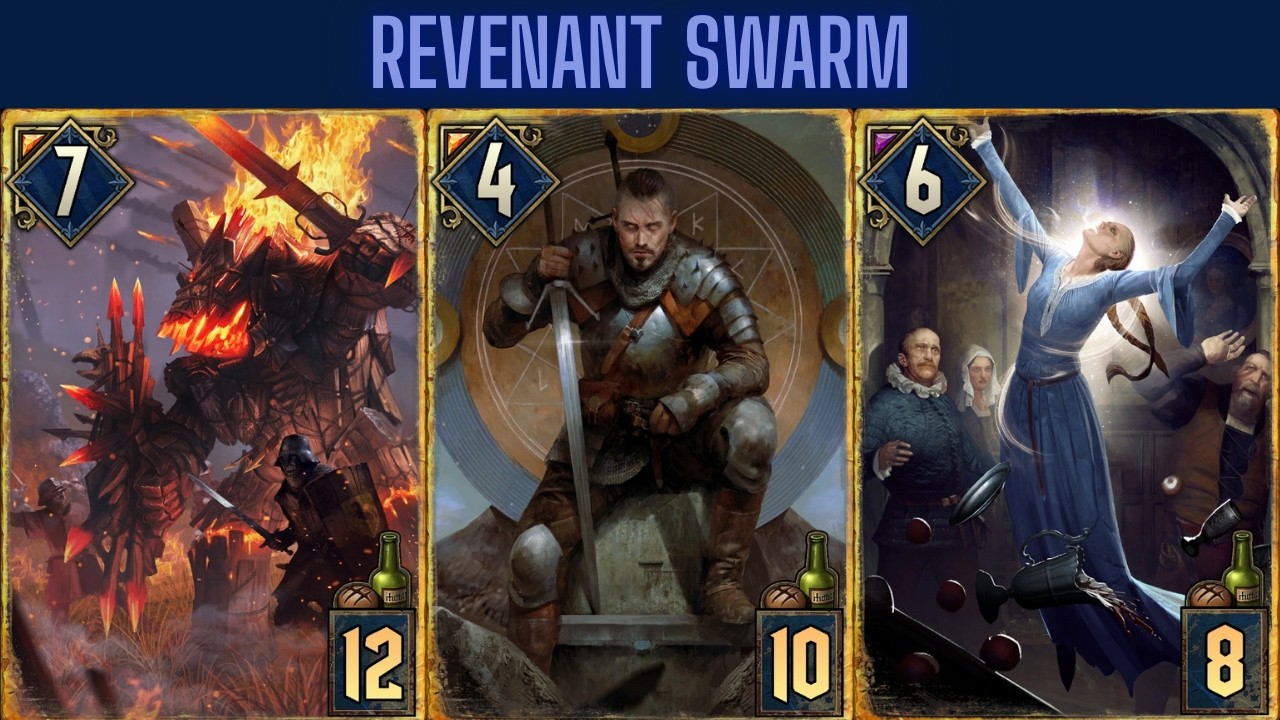 Gwent | Revenant Swarm ft. Erland | NR Pincer Maneuver Carryover #gwent #gwentgameplay #gwentnr