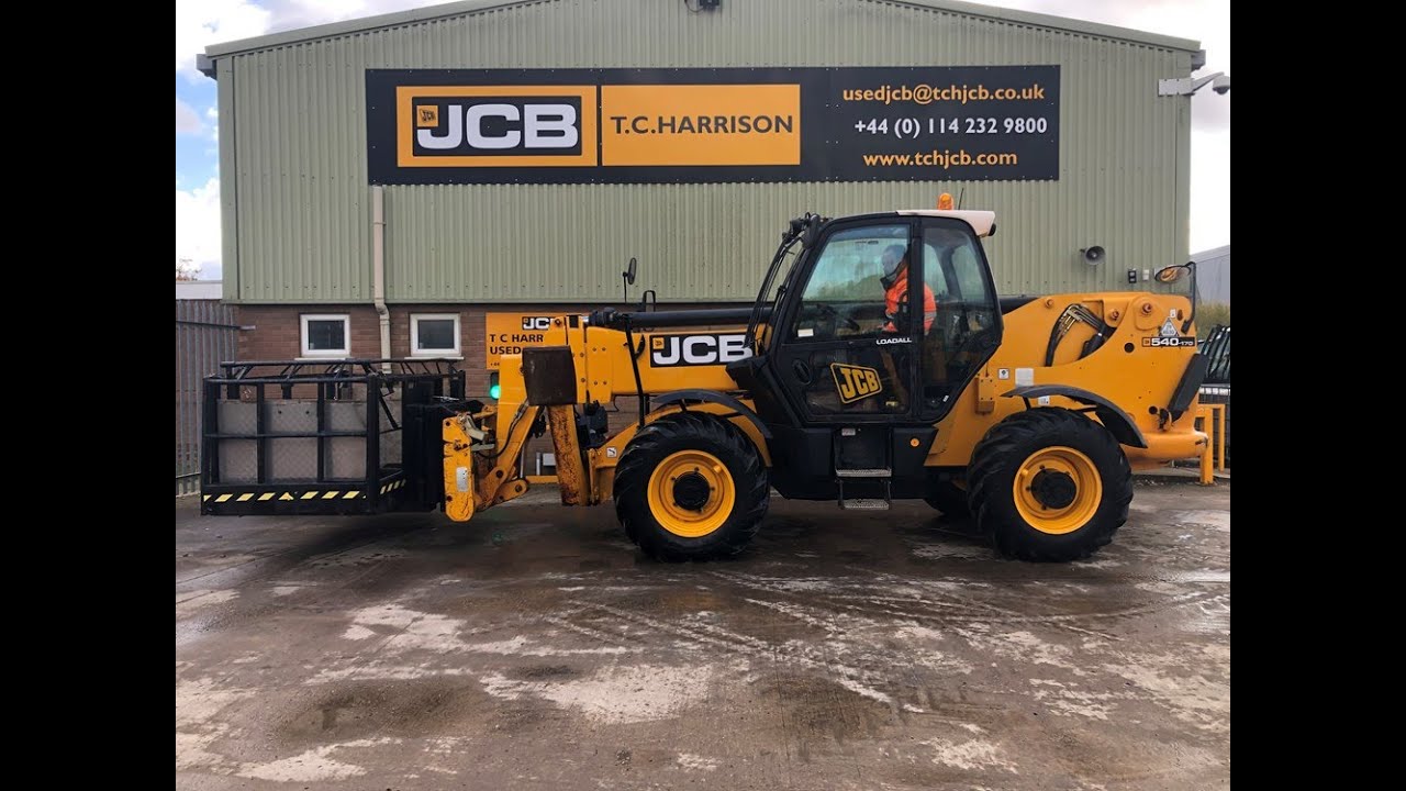 TCH JCB AUCTION - 2012 JCB 540-170 LOADALL WITH MAN BASKET REMOTE CONTROL 2147253